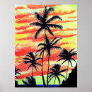 Recherche de aquarelle coucher soleil posters Silhouette