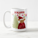 Recherche de renne rouge de nez tasses Rétro