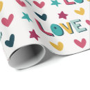 Recherche de coeur amour papier cadeau Mignon