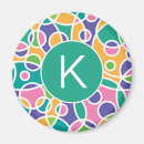 Recherche de motif géométrique abstrait magnets Coloré