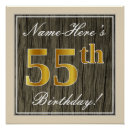 Recherche de anniversaire 55 ans posters Élégant