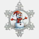 Recherche de bonhomme neige heureux ornements Hiver
