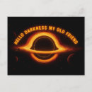 Recherche de trou noir cartes postales Espace