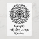 Recherche de mandalas vœux cartes Couleur