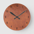 Recherche de faux cuir horloges Brun