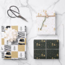 Recherche de noir papier cadeau Géométrique