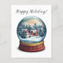 Recherche de globe de neige cartes postales Festif