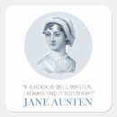 Recherche de jane austen autocollants Littérature