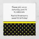 Recherche de pois jaune invitations Célébration
