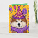 Recherche de akita vœux cartes Anniversaires