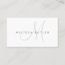 Recherche de monogram cartes visite Pour elle