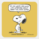 Recherche de snoopy autocollants Charlie brune