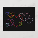 Recherche de arrière plan coloré cartes postales Coeur