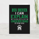 Recherche de autobus vœux cartes Conducteur d'autobus