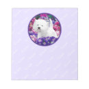 Recherche de westie blocsnotes Dog