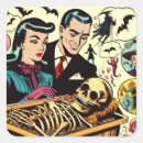 Recherche de vintage halloween autocollants Déplaisant