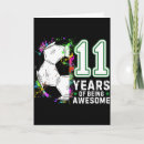 Recherche de 11ème anniversaire cartes 11 ans
