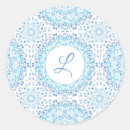 Recherche de mandalas autocollants Bleu