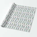 Recherche de liberté papier cadeau Bleu