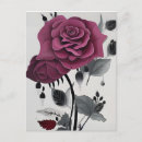 Recherche de boho chic floral cartes postales Rose