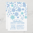 Recherche de winter wonderland 16ans anniversaire invitations Sweet sixteen