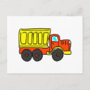 Zoek naar stortplaats vrachtwagen briefkaarten Dumper