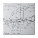 Recherche de dessin de paysage carreaux Port