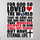 Recherche de john 3 16 posters Christianisme