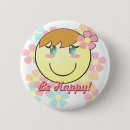 Recherche de smileys badges Visage heureux