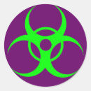 Recherche de biohazard autocollants Noir