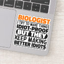 Zoek naar biologen stickers Biologie