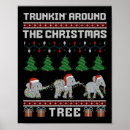 Zoek naar grappige olifant posters Santa claus