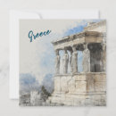 Recherche de la grèce antique vœux cartes Temple