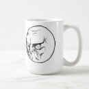 Recherche de visage de rage mugs bouteilles Comique