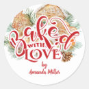 Recherche de baked with love autocollants Pâtisserie de vacances