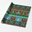 Recherche de tricotage papier cadeau Flocons de neige