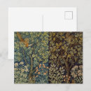 Recherche de animaux design cartes postales William morris