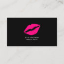 Recherche de lèvres roses cartes visite Boss