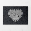 Recherche de coeur argenté invitations Tendance