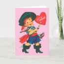 Recherche de valentine de pirate Rétro