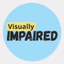 Recherche de visualisation autocollants Vision basse