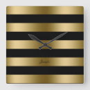 Zoek naar moderne strepen klokken Goud