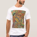 Recherche de mandala coloré tshirts Patchwork