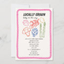Recherche de producteur invitations Cultivé localement