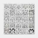 Recherche de renard drôle magnets Dessin animé