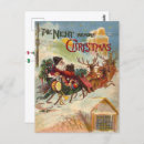 Recherche de nuit de noël cartes postales Santa claus