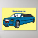 Recherche de voiture bleue posters Pour enfants