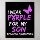 Recherche de epilepsie posters Violet