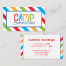 Zoek naar kampen visitekaartjes Zomerkamp