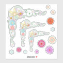 Recherche de coin autocollants Floral